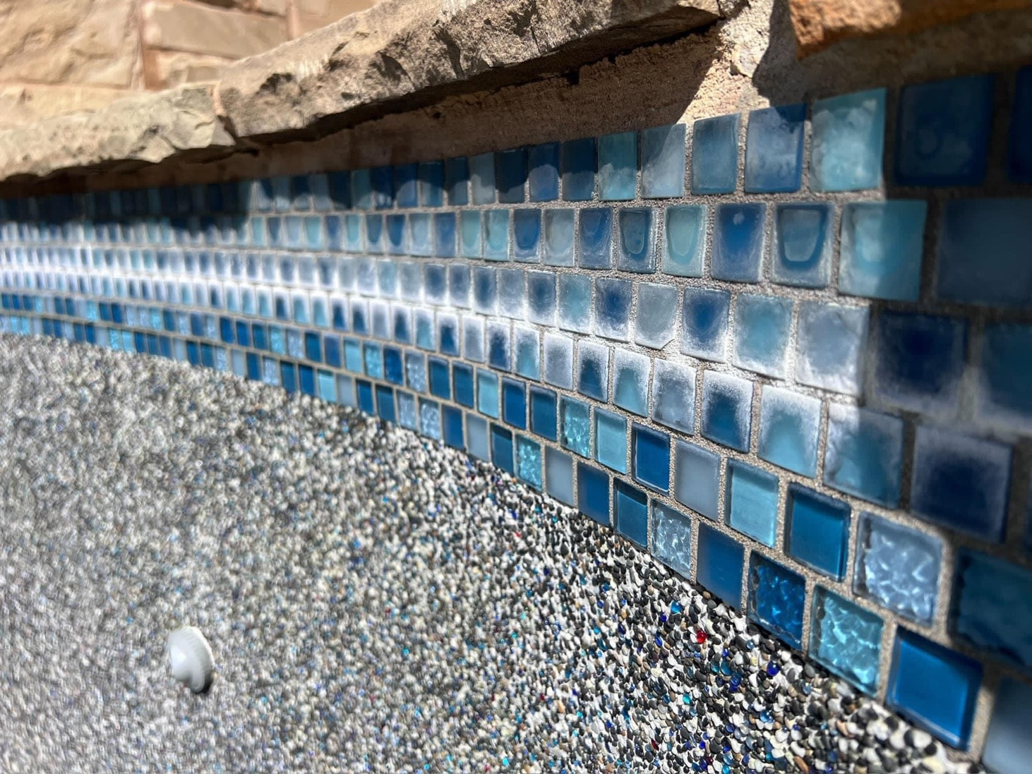 Before: Waterline tile cleaning — Alamo Heights